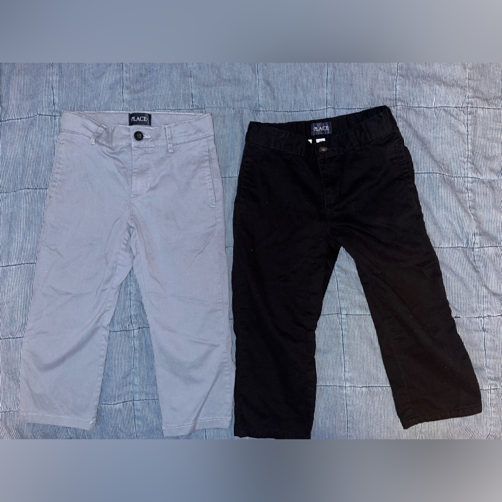 2 Pairs Childrens Place Chino Pants Never Worn Size 4Husky